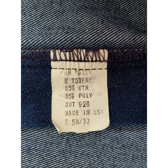 Chaps Jeans By Taylor Togs Men's Size 50/29 Stretch Dark - Picture 5 of 7